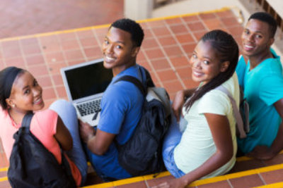 students smiling